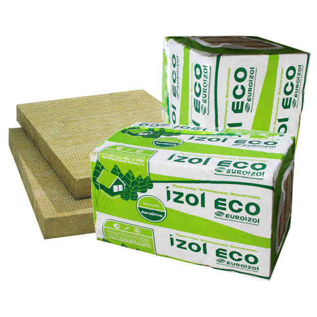 Утеплитель IZOL ECO 30 (1000х600х50мм) (8шт/упак,4.8 м2) пл.30